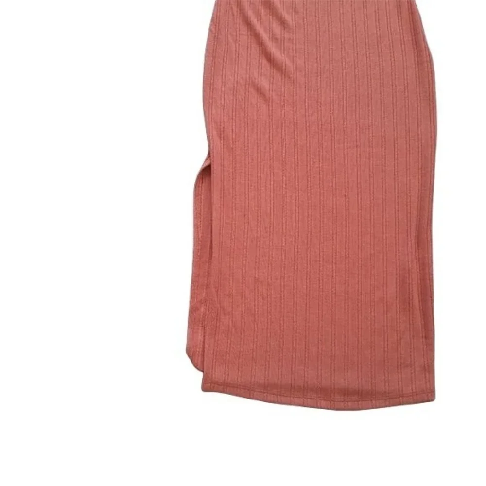 Endless Blue Orange Cut Out Midi Dress - Picture 8 of 8